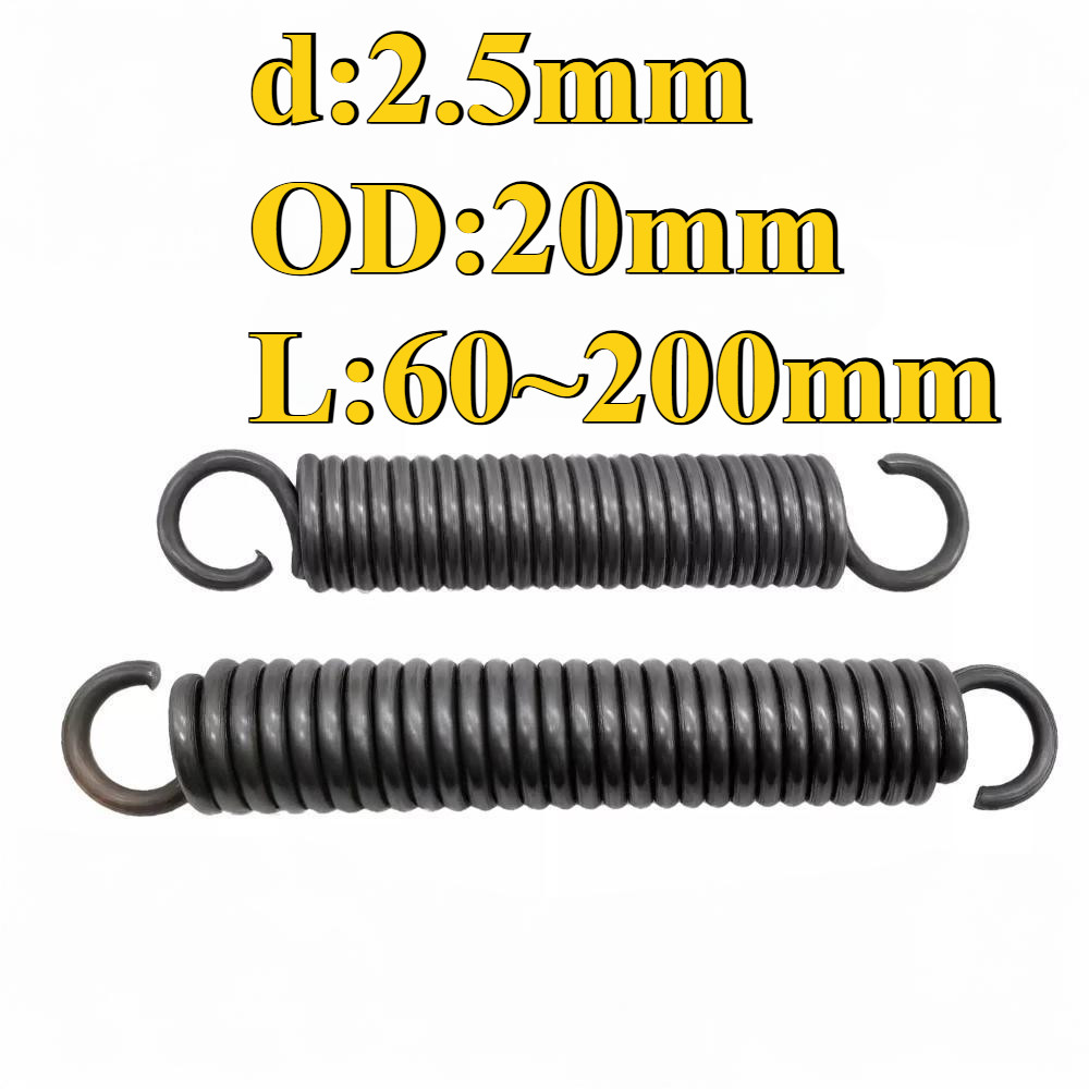 Tension spring/spring d=2.5mm,OD20mm,L=60~200mm tension springs with ...