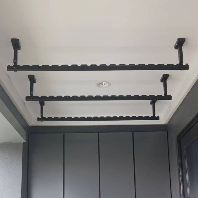 Ceiling Clothes Drying Pole Balcony with Retainer Top-Mounted Drying ...
