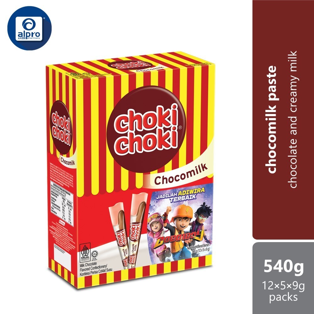 Choki Choki Sticks (5s x 9g x 12pkt) | Chocomilk Flavour | Shopee Malaysia