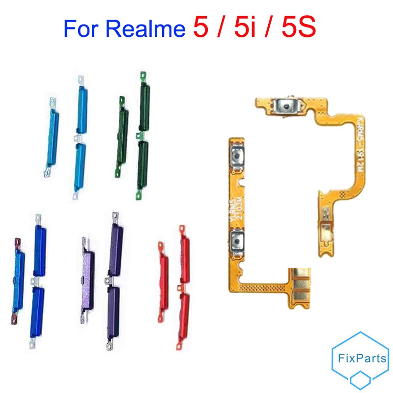 For Oppo Realme 5 5i 5S Switch On Off Power Button Flex And Volume Up ...