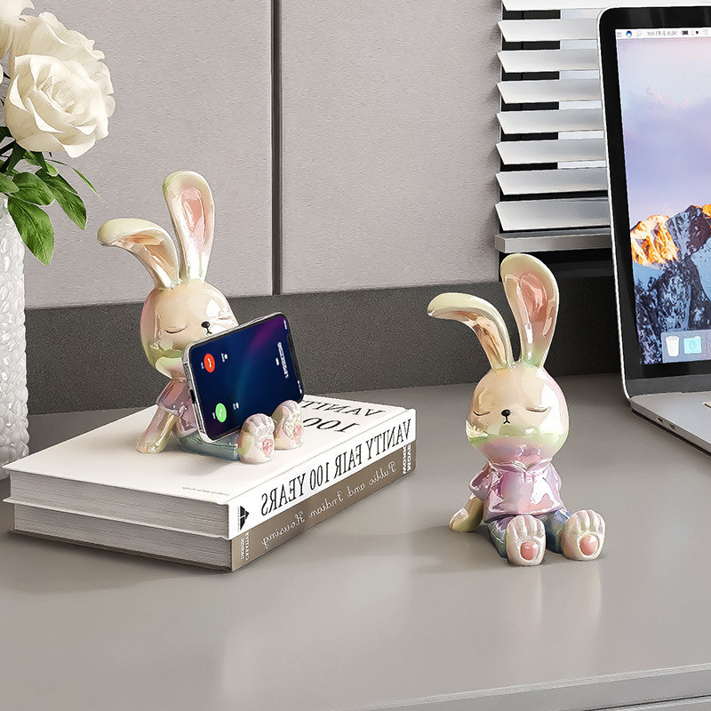 Palm Tree Good-looking New Rabbit Decoration Zodiac Mobile Phone Stand ...