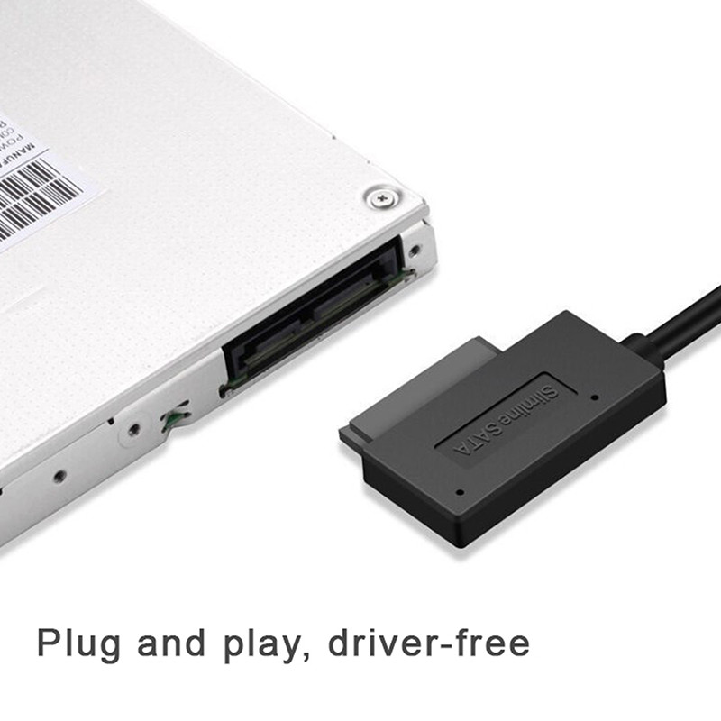 [NAY] USB 2.0 Mini Sata II 7 + 6 13Pin Adapter Converter Laptop CD/DVD ...