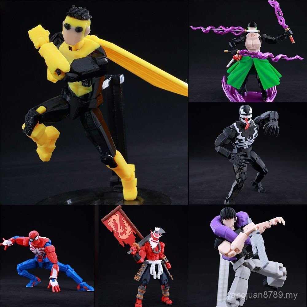 Hot-selling CL9L3D Printing Multi-joint Movable Invincible Kid Yellow ...