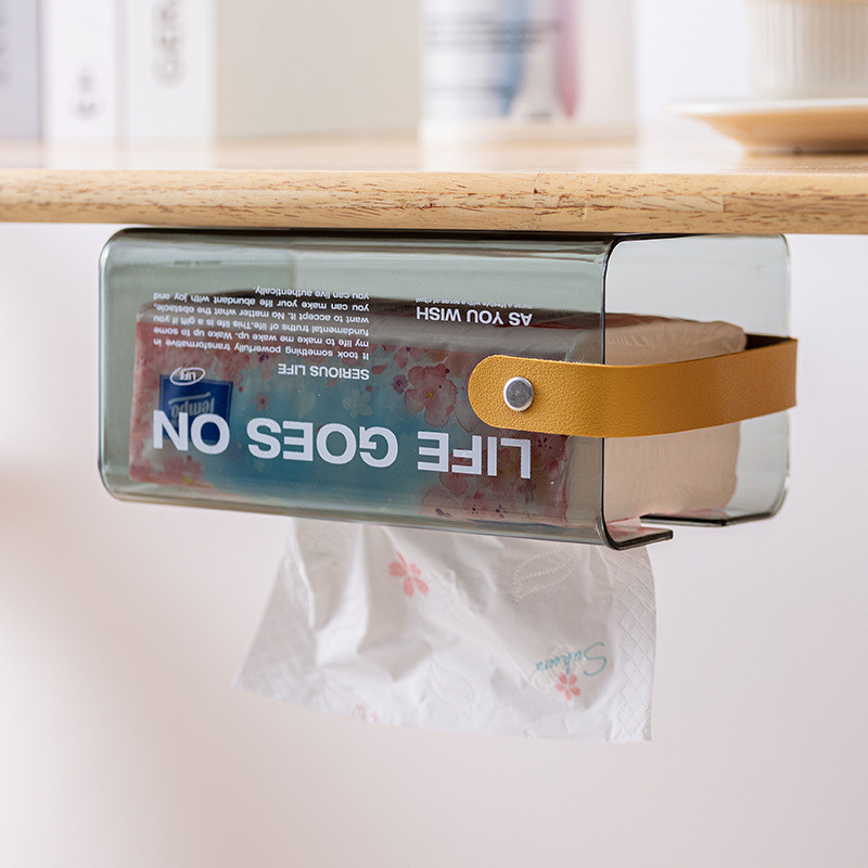 under-Table Tissue Box Invisible Upside down Tissue Box Napkin Paper ...