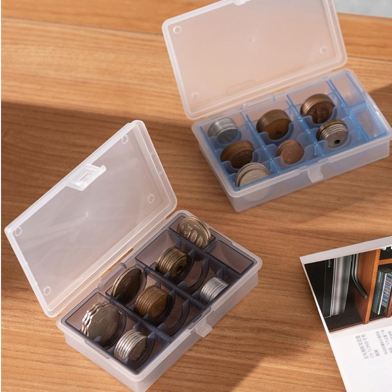 【Star】 Multifunctional Coin Storage Box With Blue Or Gray Inner Case ...