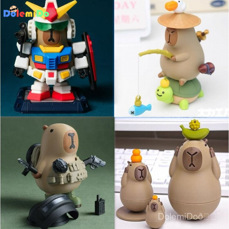 [Authentic] Capybara Magnetic Mecha Capybara Plush Relief Tekanan ...