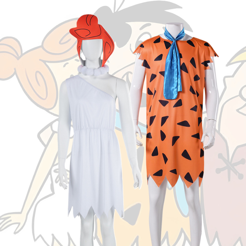 The Flintstones Fred & Wilma Costumes Adult Outfit Set for Cartoon — free download