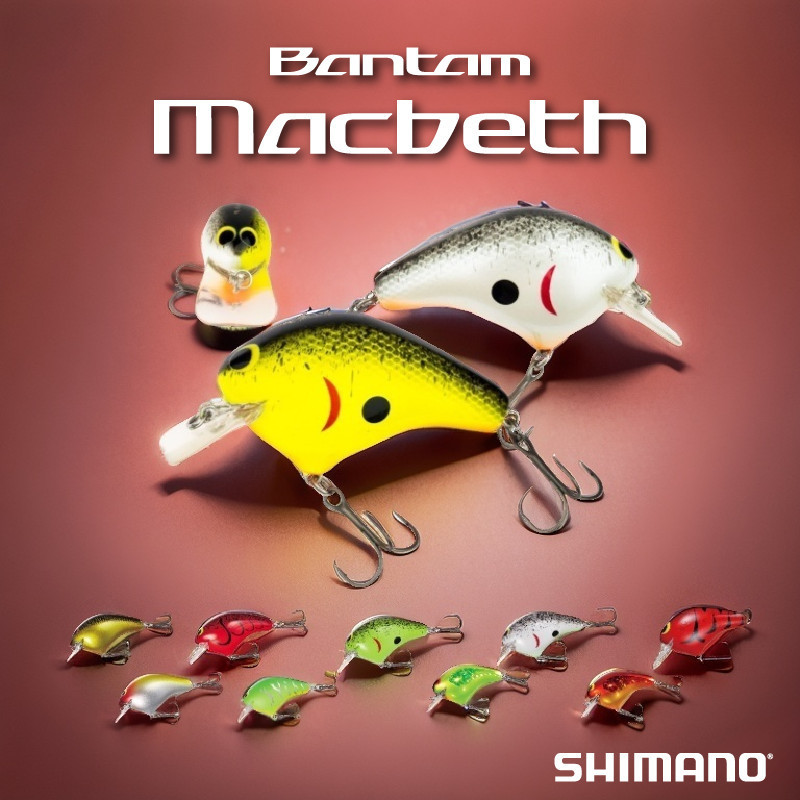 SHIMANO Bantam MACBETH Lure Gewang Casting Fatrap singking abang gemuk ...