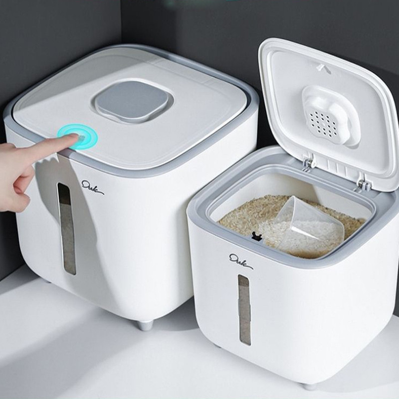 H&Y Rice Storage Box Grain Container Household Cereal Rice Bucket ...