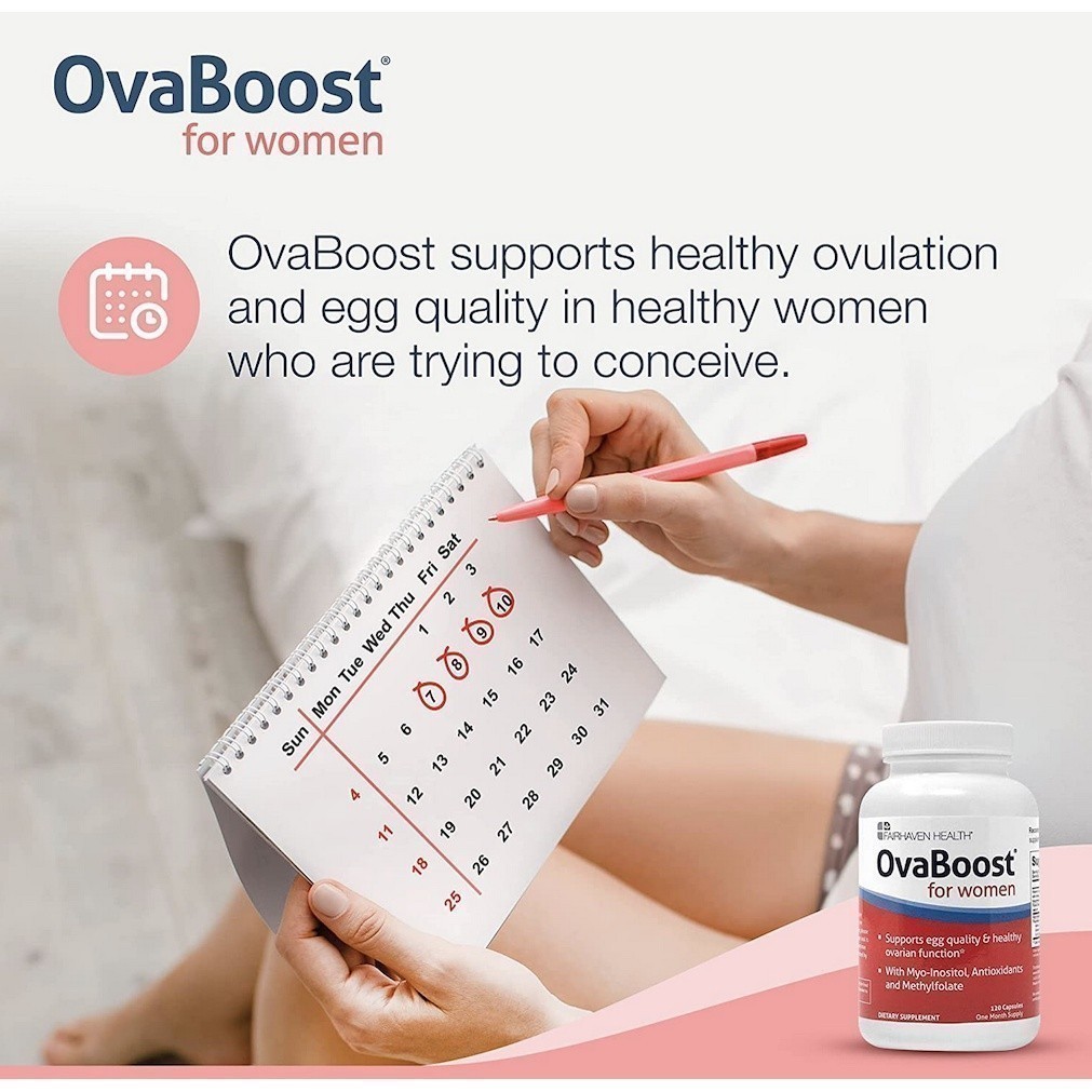 Fairhaven Health, OvaBoost for Women with Myo-inositol, TTC 120 ...