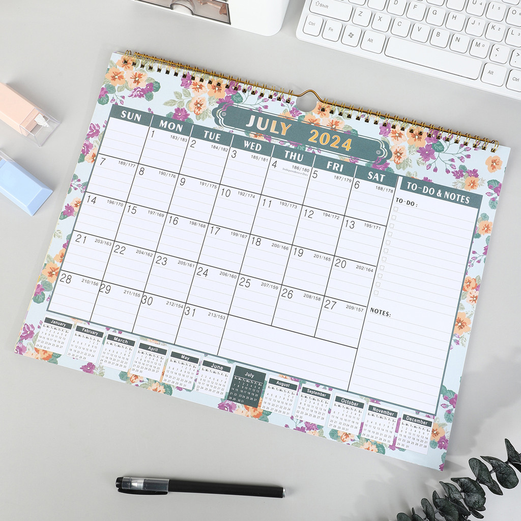 HOSTY 2024 Desk Calendar - January 2024 To December 2024 - Desk ...