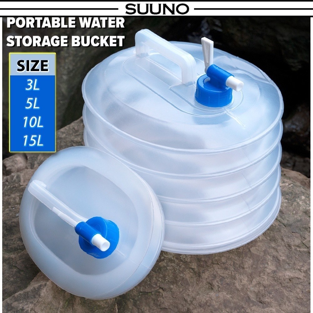 5L/10L/15L Folding Water Container,Collapsible & Portable,BPA-Free for ...