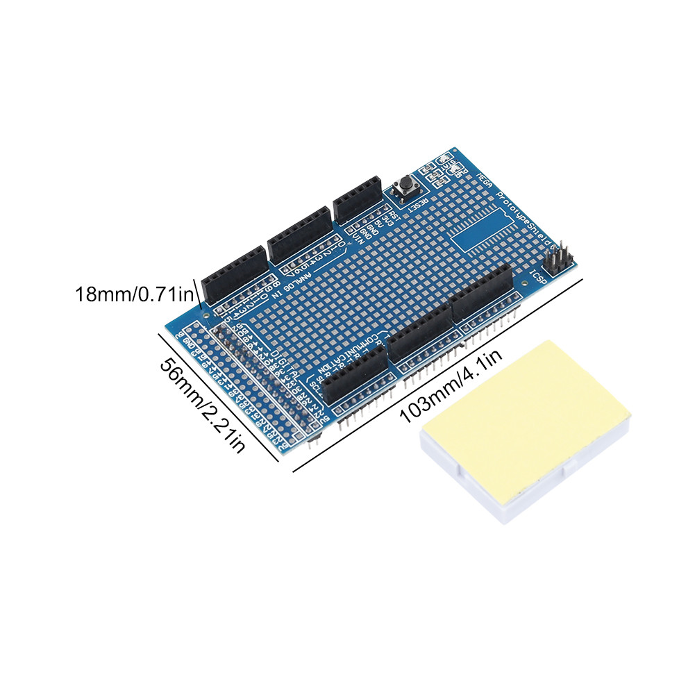 MEGA 2560 Expansion Development Board 5/3.3V Mini PCB Breadboard for ...