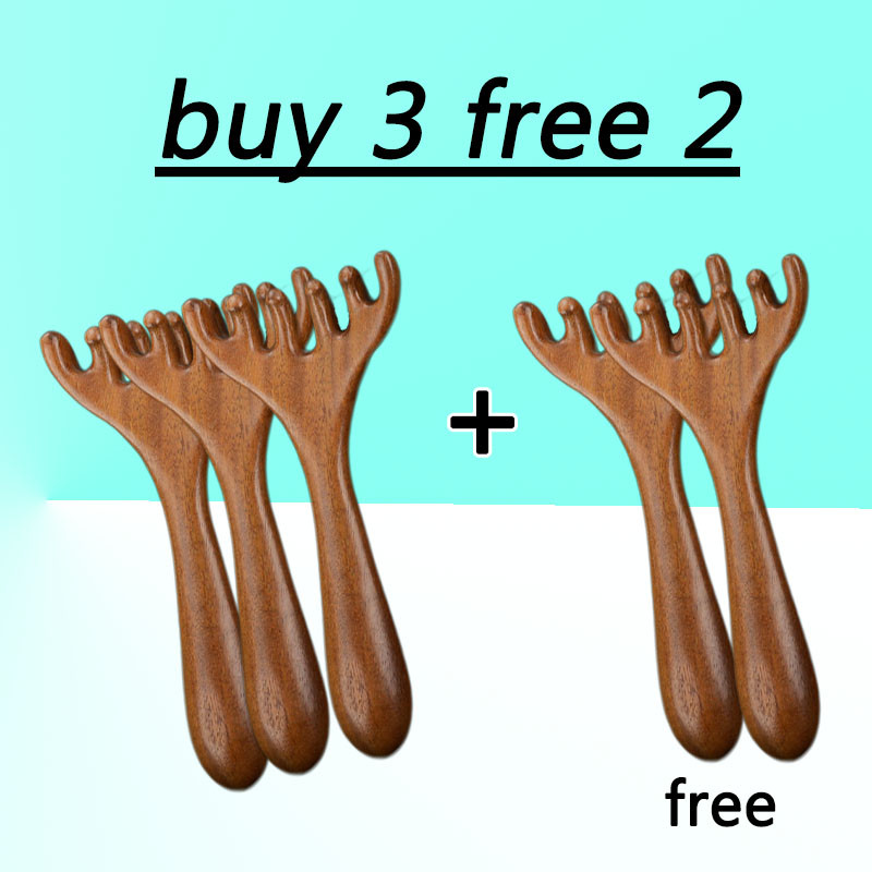 Six Claws Antler Comb Rake Multifunction Scalp Head Eye Face Neck ...