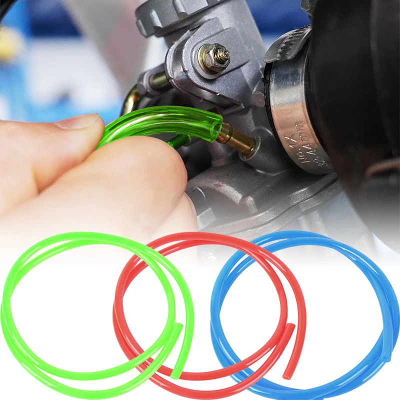 1 Meter Red Motorcycle Fuel Line Hose - 5mm Inner Diameter X 8mm Outer Diameter Petrol Pipe - View #7