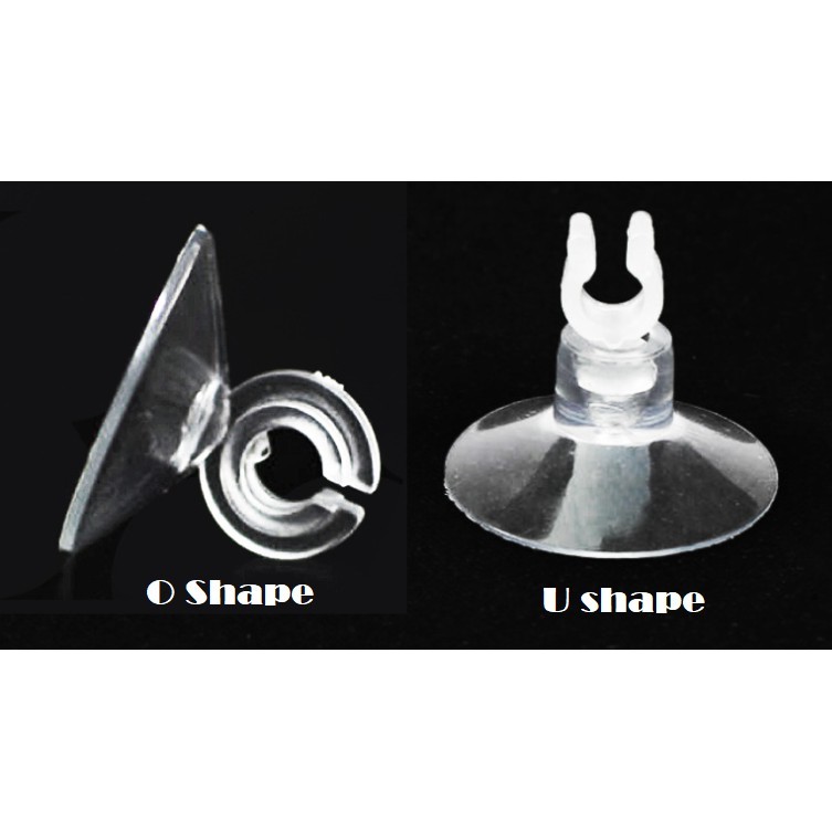 4mm Aquarium Fish Tank Suction Cup Heating Sucker Clips Holders Air