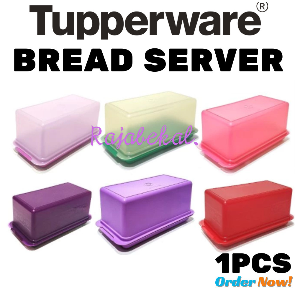 Tupperware Bread Server Bread storage place Food Container | Shopee ...
