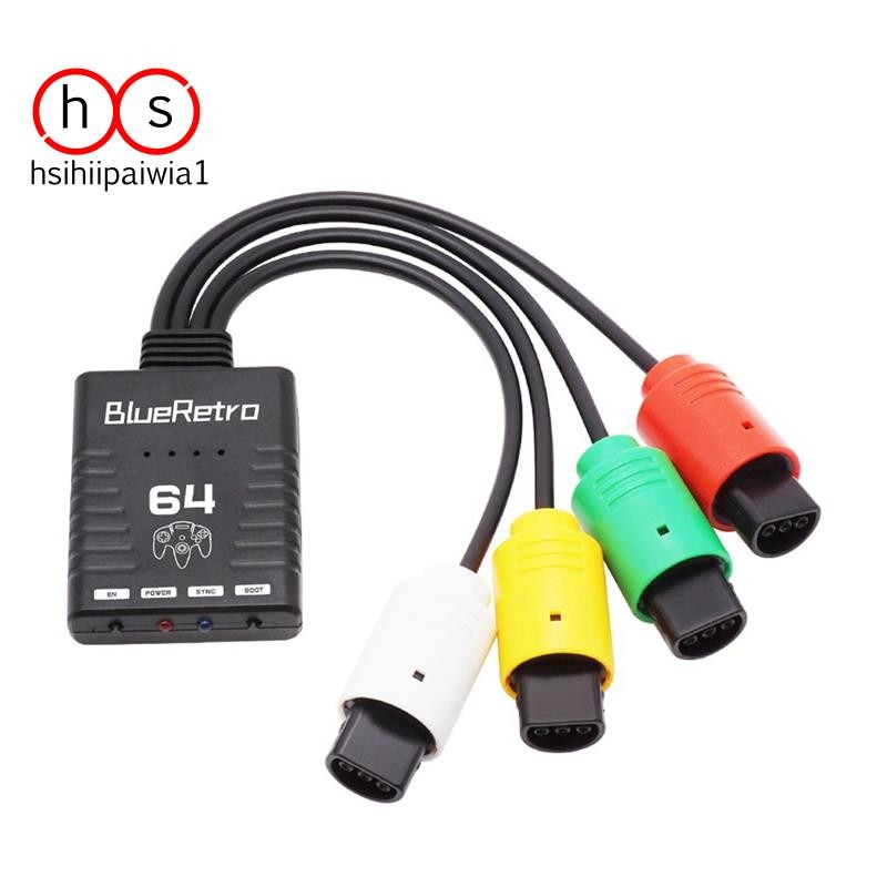 Wireless Game Controller Adapter 64 N64 Console Support Up to Four ...
