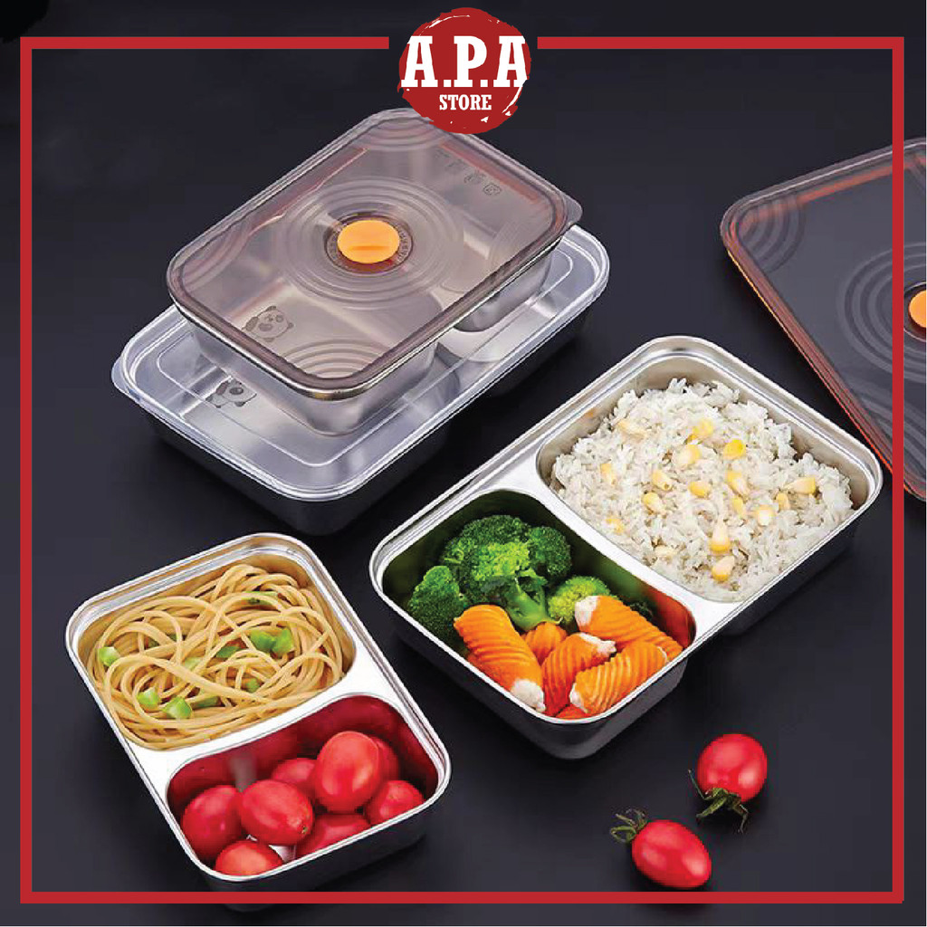 APA Bekas Makanan Tahan Panas Stainless Steel Food Container Storage ...