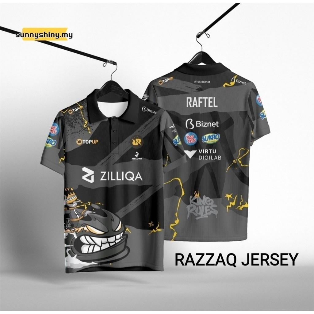 2023 NewJersey RRQ 2024 official PRQ team season 13 esport Jersey 2024 ...