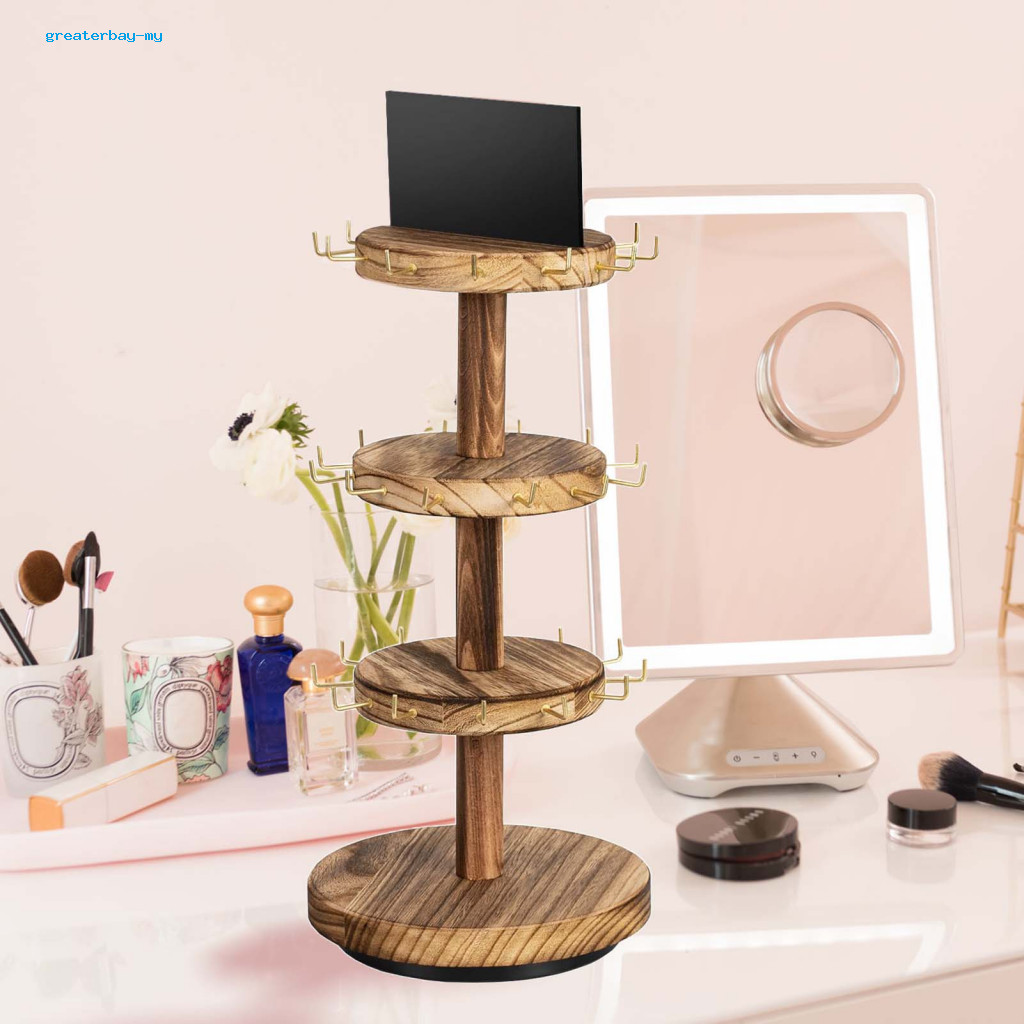 Rotating Bracelet Holder Jewelry Showcase Stand Rotating 3-tier ...