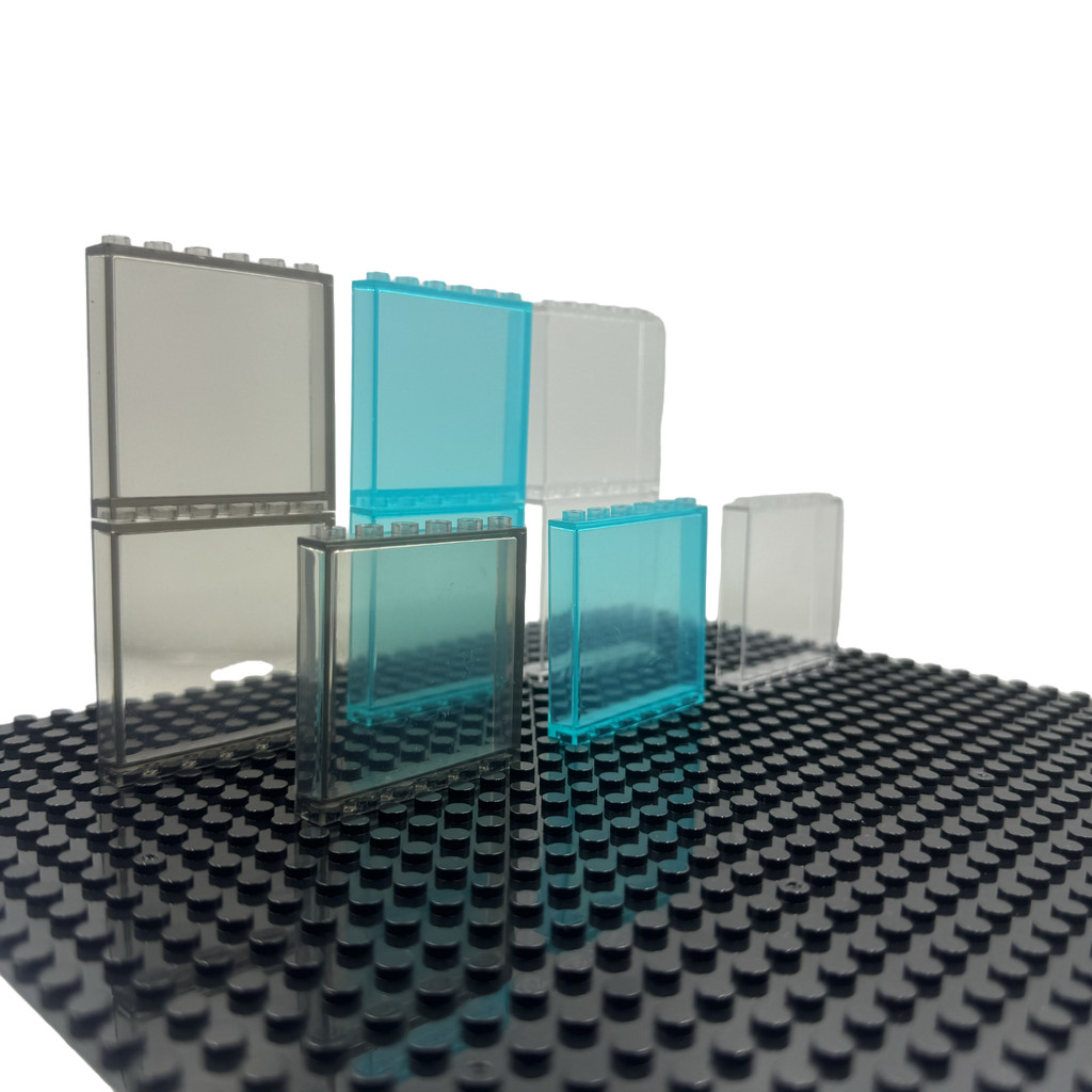 5pcs DIY Building Block 1x6x5 DOT Door Window Frame Wall City Glass ...