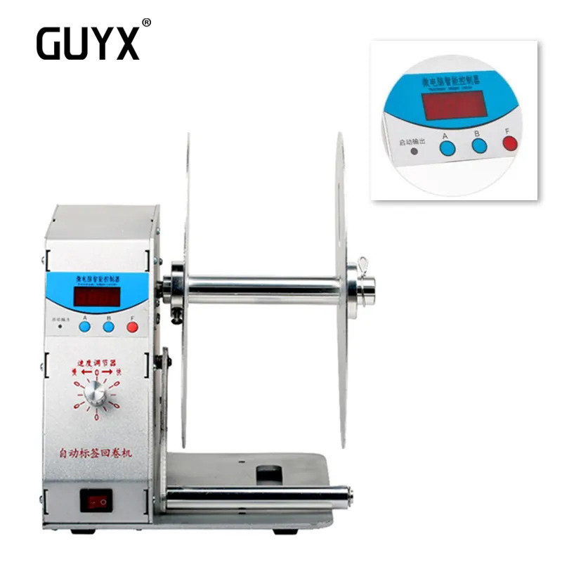 Clothing Label Sticker Barcode Rewinder Automatic Digital Label ...