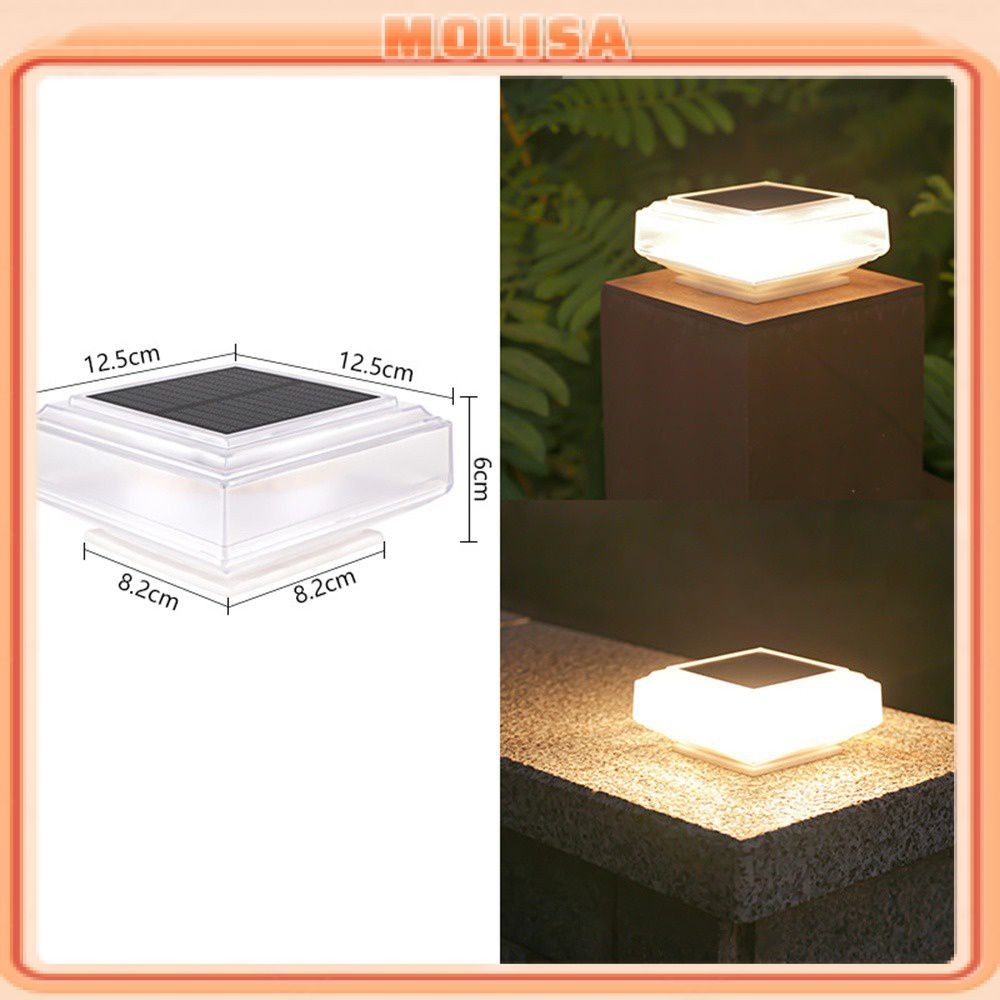 Auto Solar Gate Pillar Light Outdoor Lamp Waterproof Ip65 Solar Post ...