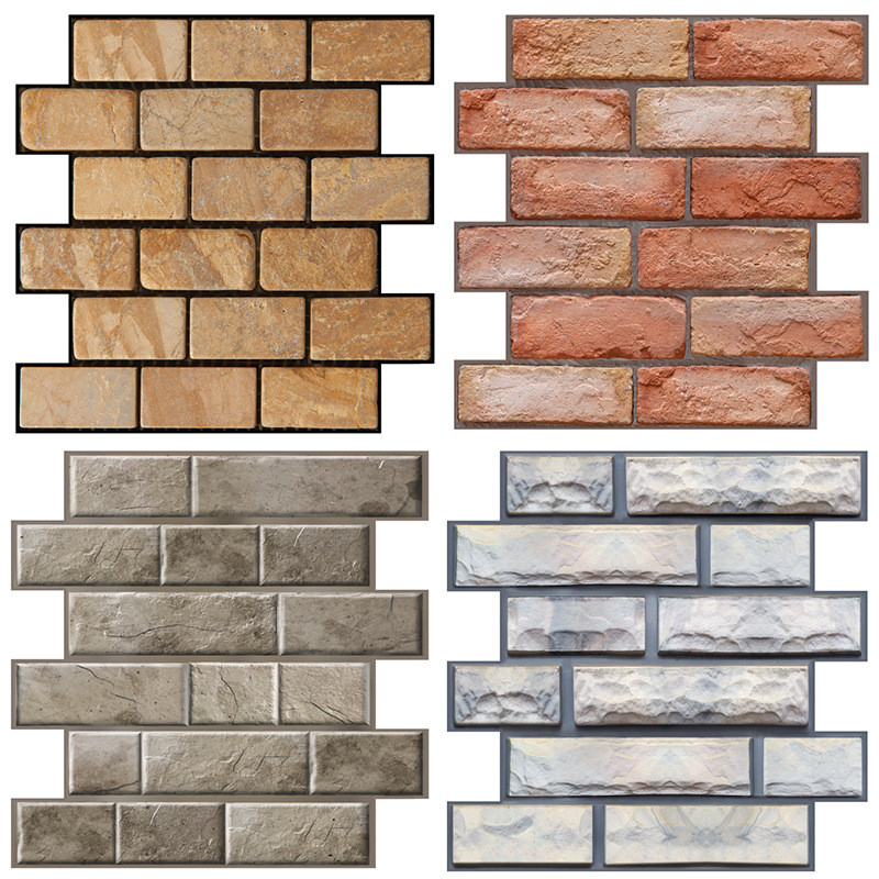 Brick Wallpaper Peel and Stick Red Brick Wallpaper for Bedroom, Vintage ...