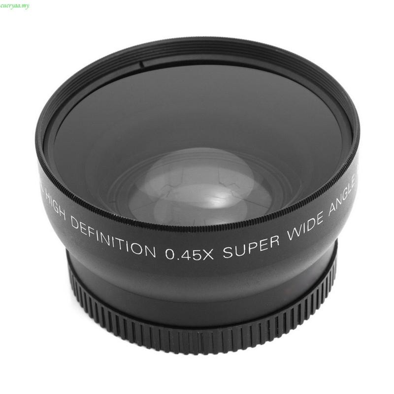 cucryaa 58MM Wide Angle Lens with Macro 0 45x for Insects for Butterfly