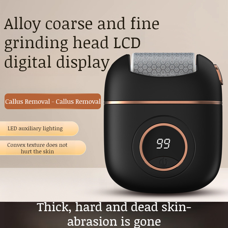 Digital electric foot grinder for dead skin and heel scrubbing | Shopee ...