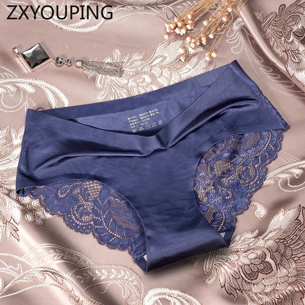 ZXYOUPING Seamless Ice Silk Panties Women Underwear One Piece
