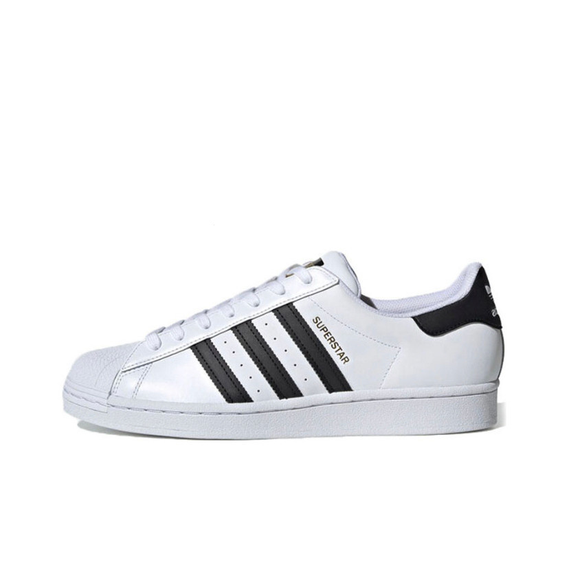 Special Offer Adidas Originals Superstar Gold Label Shell Sports Board Shoes low cut black or white