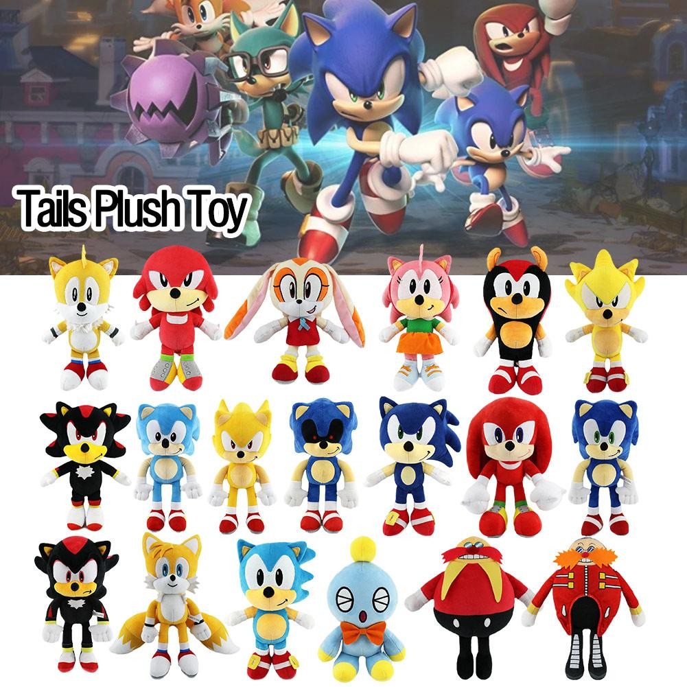 30cm Sonic The Hedgehog Shadow Amy Rose Knuckle Tail Gift Plushie Plush ...