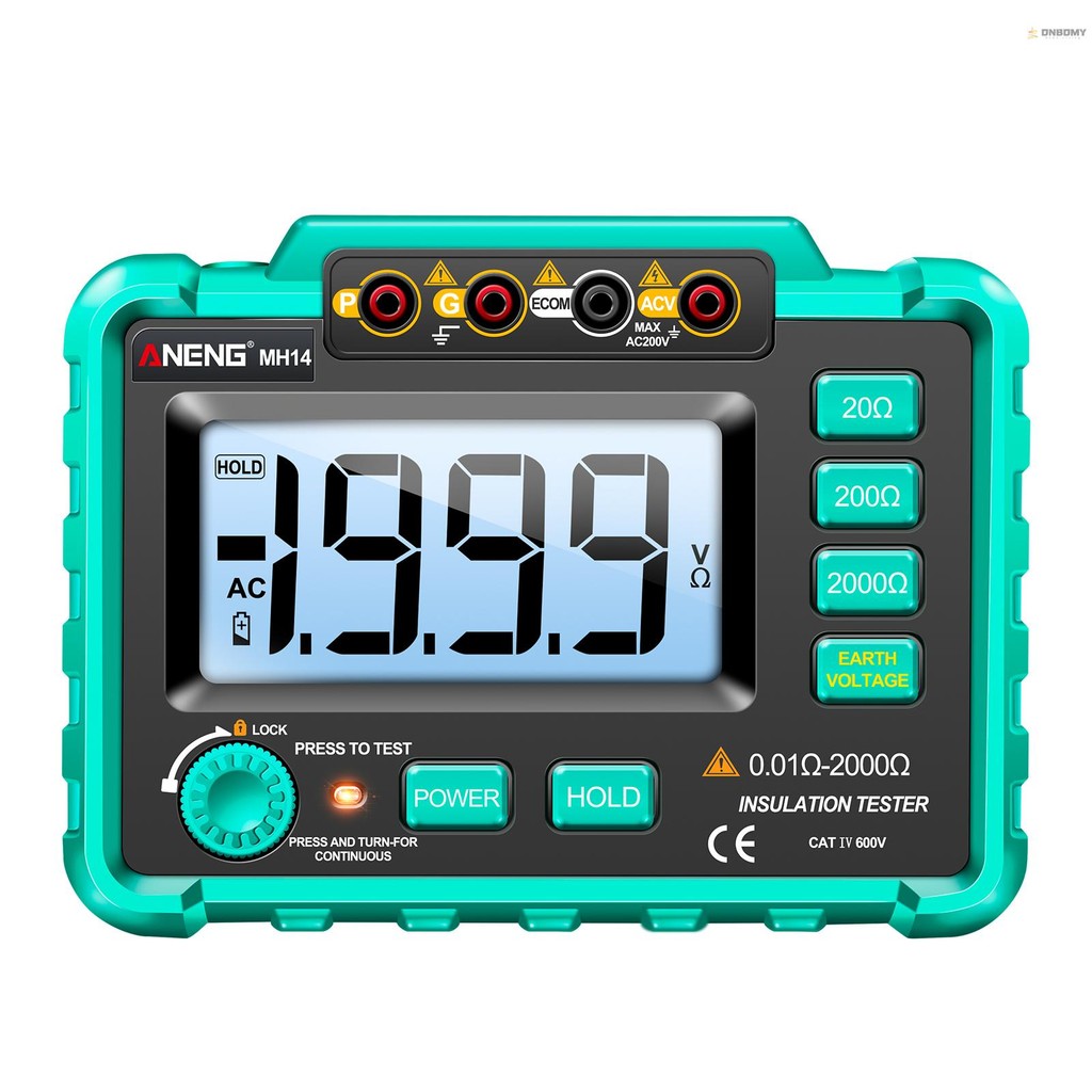 ANENG MH14 Electrical Megger Insulation Resistance Tester Digital High