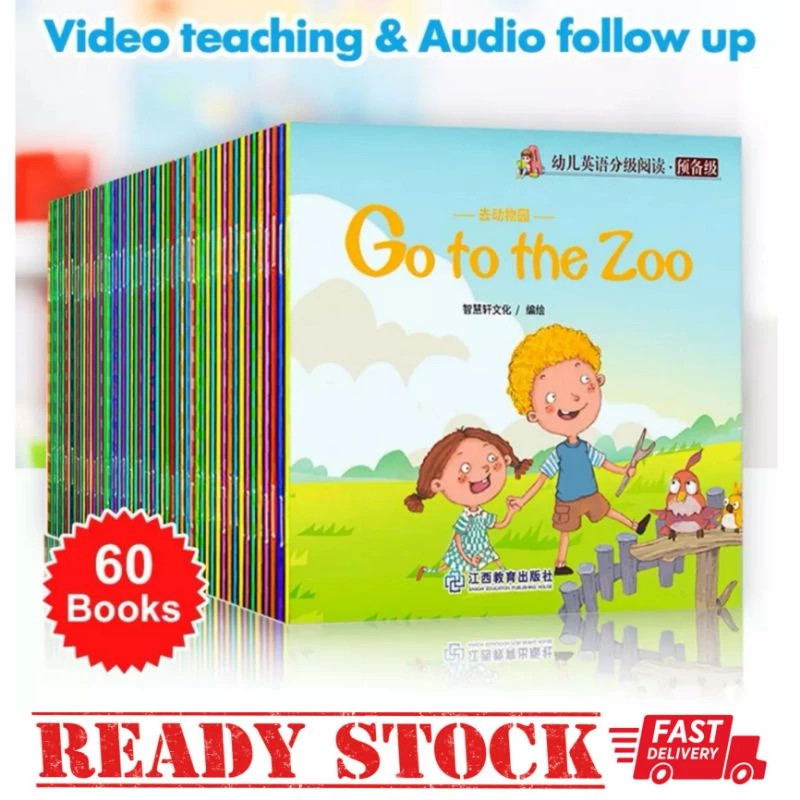 40/60Books English Story Book Kids Learning Buku Budak Bedtime Reading ...