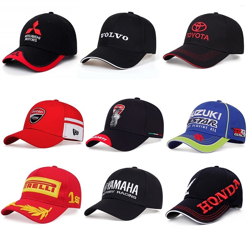 Multiple styles car cap for men women F1 motorcycle Embroidery baseball ...