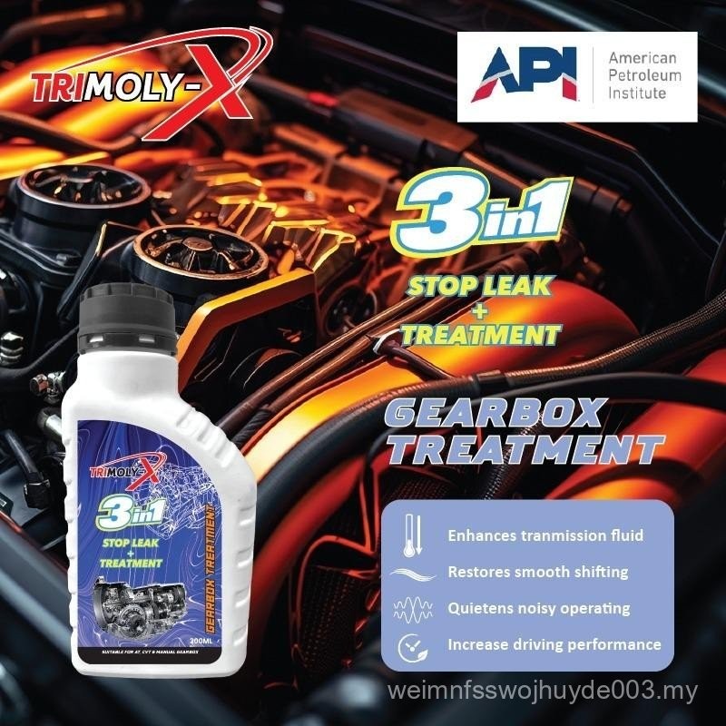 TRIMOLY-X TRIMOLYX 3 IN 1 GEARBOX TREATMENT + STOP LEAK AUTO MANUAL ATF ...