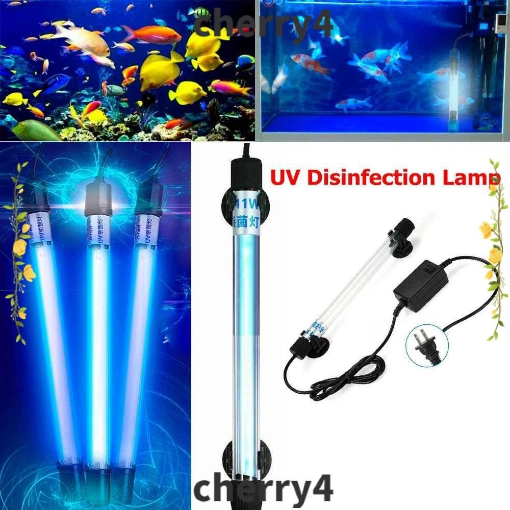 CHERRY Aquarium Submersible UV Light Clean Germicidal Light Pond Fish