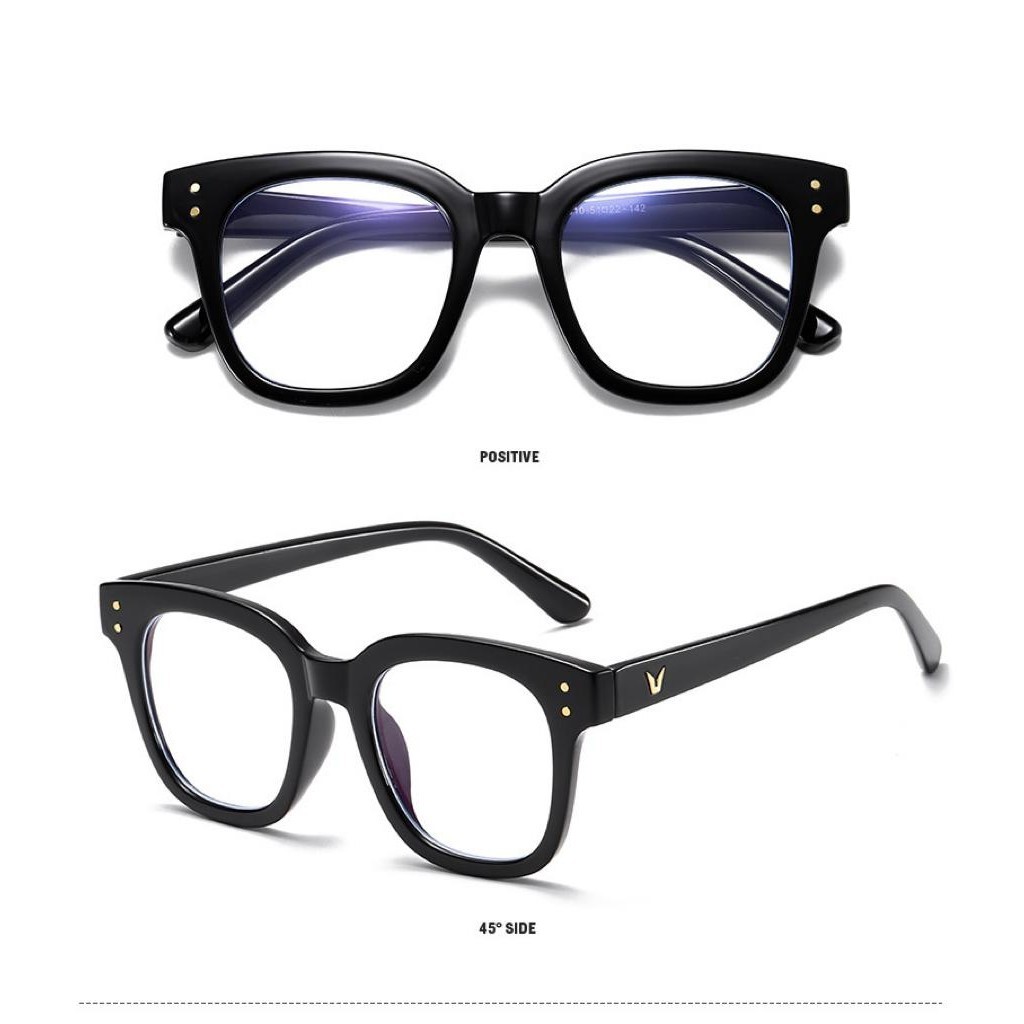 FL Eyewear Thick Glasses Square Frame Fashion Eyewear | Shopee Malaysia