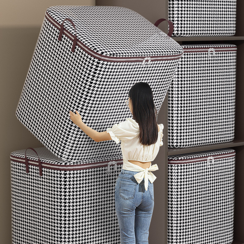 100L/180L Nonwovens Storage Box Foldable Extra Large Detachable Cloth ...