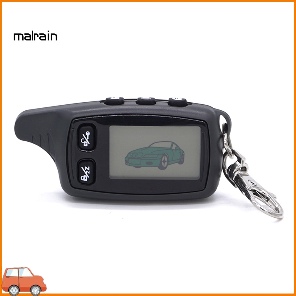 [Ma] Auto Car Security System Anti-theft Silent Alarm 2-way Remote ...