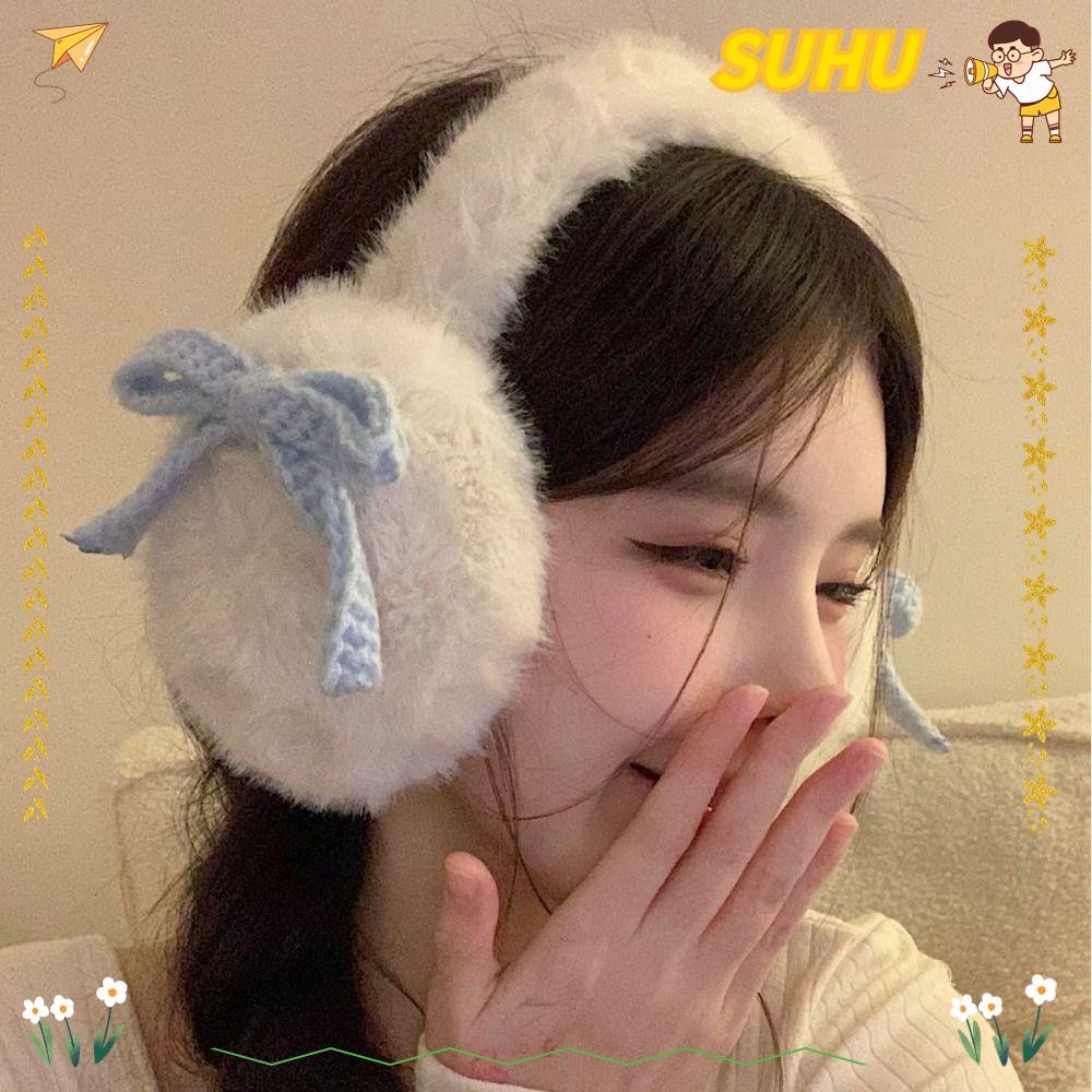SUHU Earmuff, Plush Cold Protection Ear Warmer, Thick Cartoon Ear Cover ...