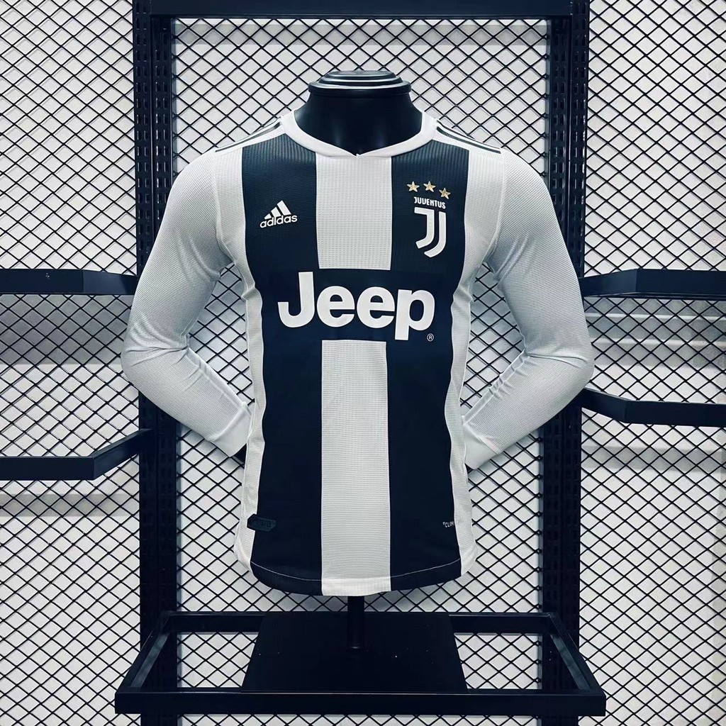 Player 1819 1920 edition Juventus high quality long sleeve AAA 7 Ronaldo soccer jersey Shopee Malaysia