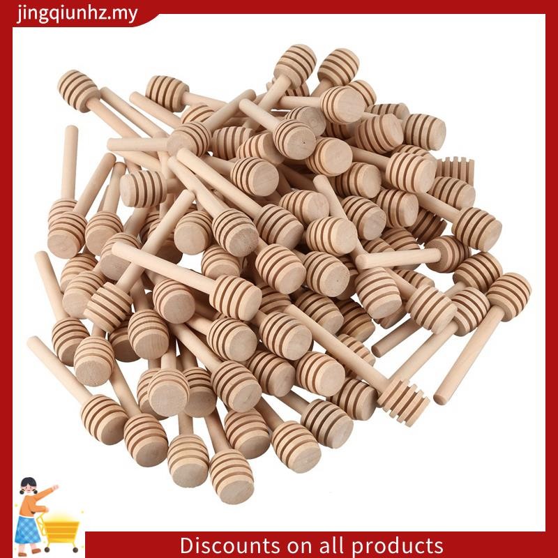 [in stock]100 Pack Of Mini 3 Inch Wood Honey Dipper Sticks