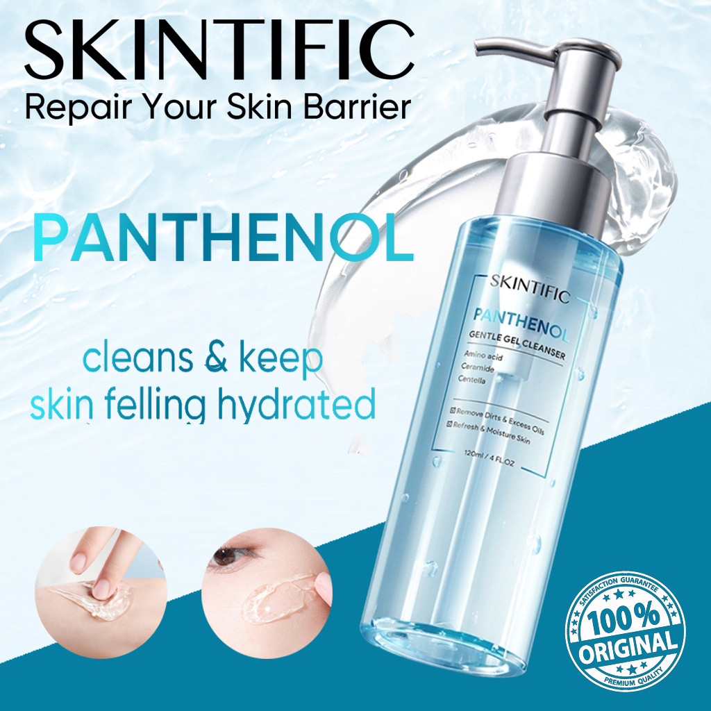 SKINTIFIC Panthenol Gel Cleanser 120ml Amino Acid Oil Control Cleaning