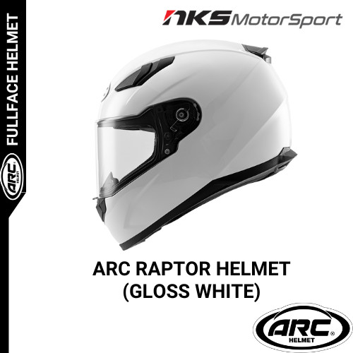 ARC Raptor Helmet (Gloss White/Gloss Black/Nardo Grey) | Shopee Malaysia