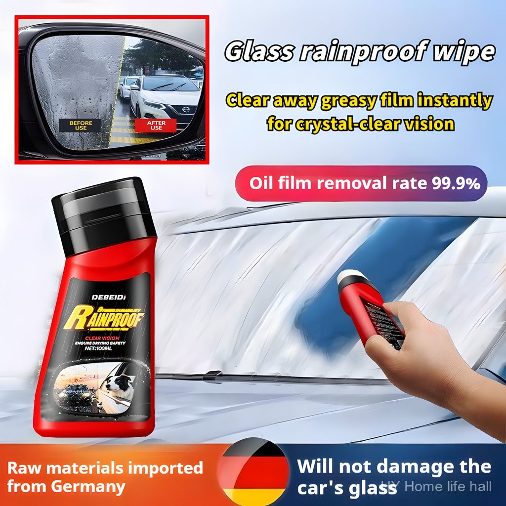 Glass Rainproof Wipe/Car Glass Oil Film Cleaning Wipes/ Glass Stain ...