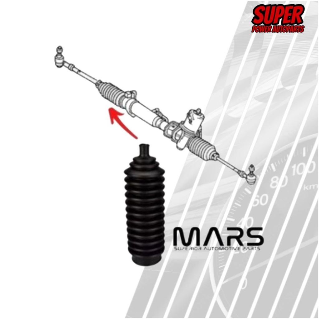 🔥 ORIGINAL MARS 🔥 POWER STEERING RACK BOOT COVER PROTON WIRA WAJA GEN2 ...