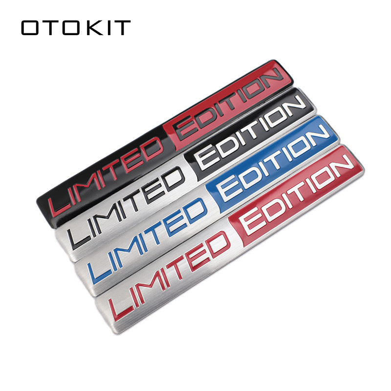 Limited Edition 3D Red Emblem Badge Decal – Universal Adhesive Sticker For Body Panels